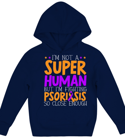 Psoriasis Warrior Skin Disease Psoriasis Awareness Kids Hoodie