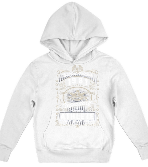 Vintage 1981 Swimmer Birthday Gift Sport Hobby Kids Hoodie