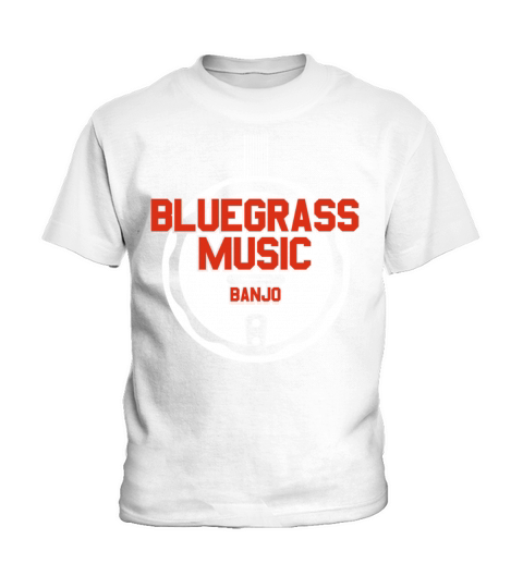 Vintage Bluegrass Music Banjo Player Kids T-Shirt