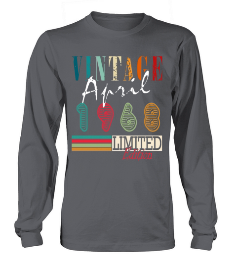 April 1968 vintage Long sleeved Unisex