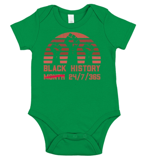 Black History Month USA Black History African Short Sleeve Baby One-Piece