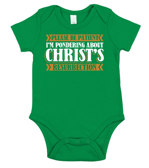 Christian Christianity Resurrection Short Sleeve Baby One-Piece