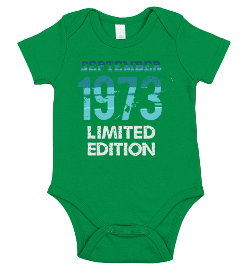 September 1973 Limited Edition Short Sleeve Baby One-Piece