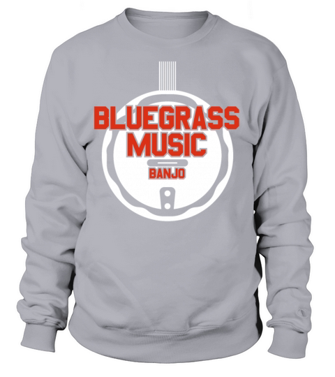Vintage Bluegrass Music Banjo Player Sweatshirt Unisex