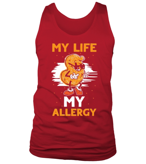 My Life My Allergy Peanut Allergic Tank Top Unisex