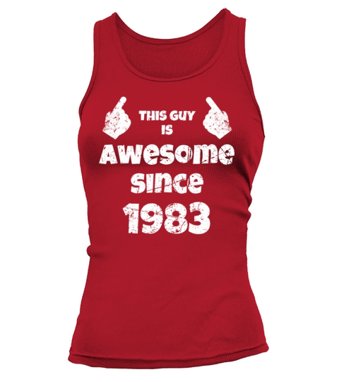 40th Birthday Vintage 1983 Tank top Woman