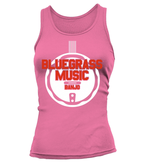 Vintage Bluegrass Music Banjo Player Tank top Woman
