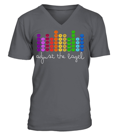 Adjust The Bagel - Sounddesign V-Neck T-shirt