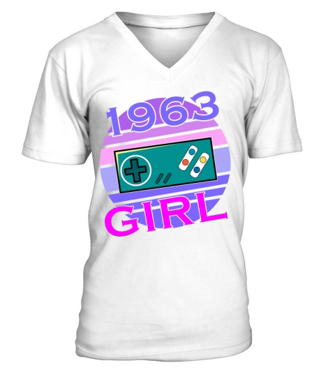 Level 60 Unlocked Awesome since 1963 Funny Gamer V-Neck T-shirt