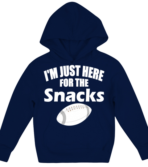 Im Just Here For The Snacks Funny Fantasy Foot Kids Hoodie