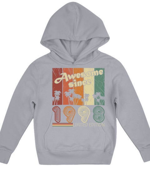 Original 1998 vintage vintage birthday gift Kids Hoodie