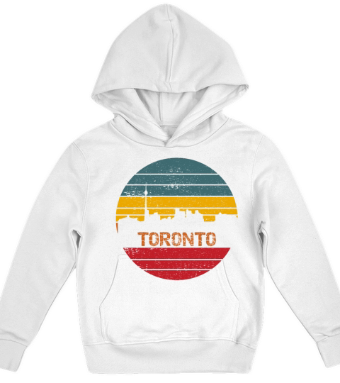 Toronto Vintage Canadian Locations Kids Hoodie