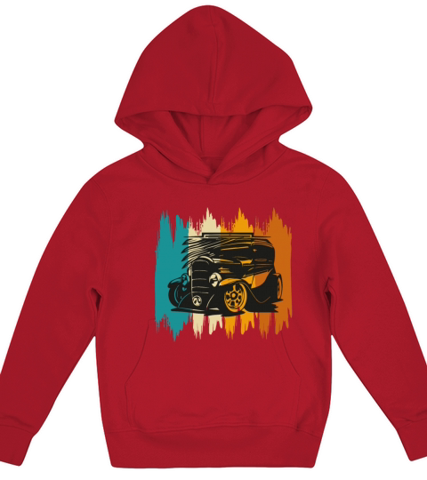 Vintage Cars Kids Hoodie