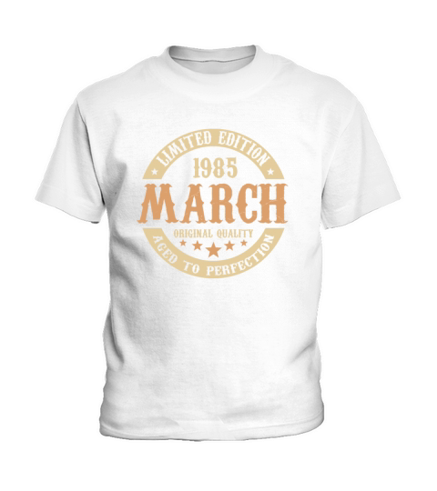March 1985 Vintage Birthday Present Kids T-Shirt