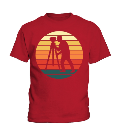 Surveying Technician Surveyor Retro Gift Kids T-Shirt