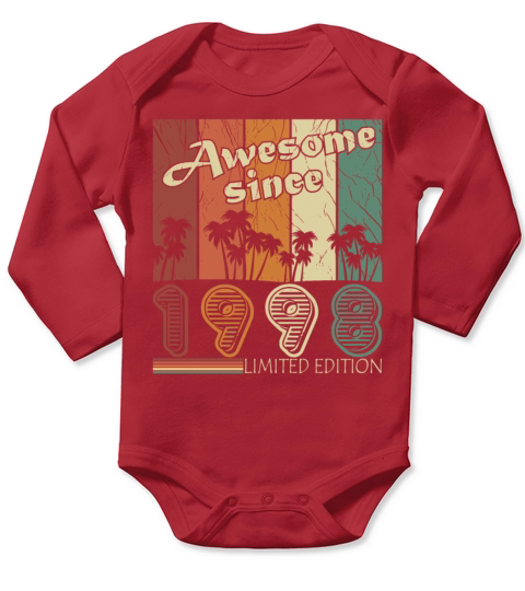 Original 1998 vintage vintage birthday gift Long Sleeve Baby One-Piece