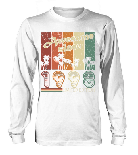 Original 1998 vintage vintage birthday gift Long sleeved Unisex