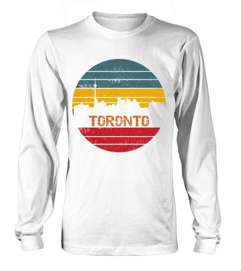 Toronto Vintage Canadian Locations Long sleeved Unisex