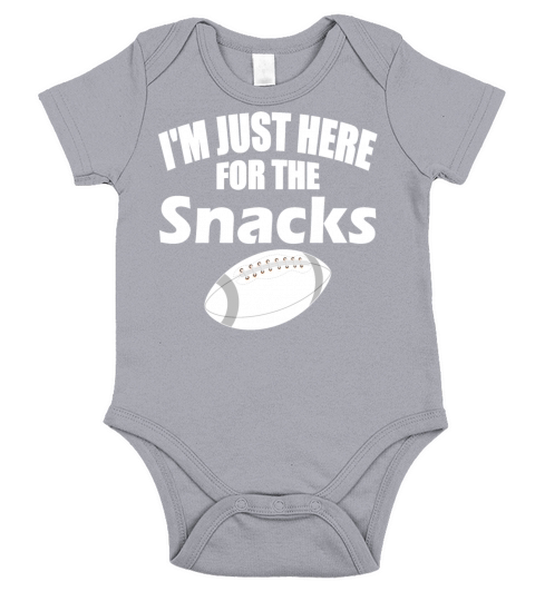 Im Just Here For The Snacks Funny Fantasy Foot Short Sleeve Baby One-Piece