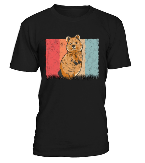 Quokka Vintage Short-tailed Kangaroo Retro T-Shirt Unisex