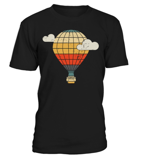 Vintage Hot Air Balloon Hot Air Balloon Birthday T-Shirt Unisex