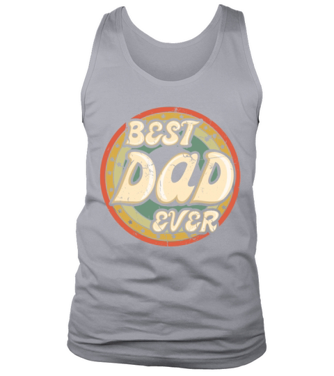Best Dad Papa Retro Vintage 2023 Fathers Day Tank Top Unisex