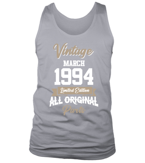 March 1994 Vintage Birthday Present Tank Top Unisex