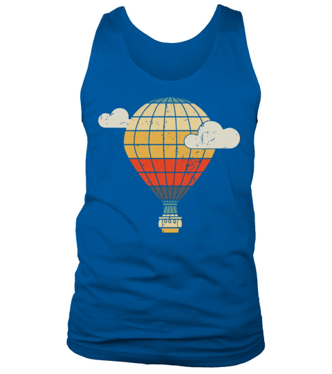 Vintage Hot Air Balloon Hot Air Balloon Birthday Tank Top Unisex