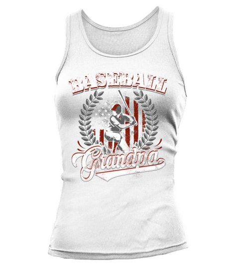 American Flag USA Proud Grandpa Shirt Baseball Ame Tank top Woman
