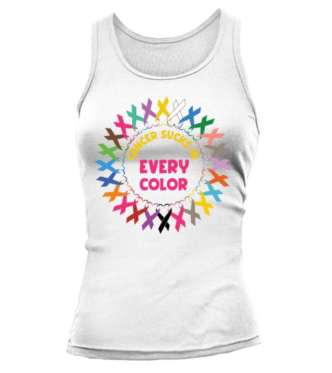 Cancer Sucks In Every Color Tank top Woman