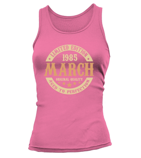 March 1985 Vintage Birthday Present Tank top Woman