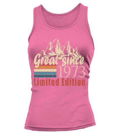Original 1973 vintage birthday gift Tank top Woman