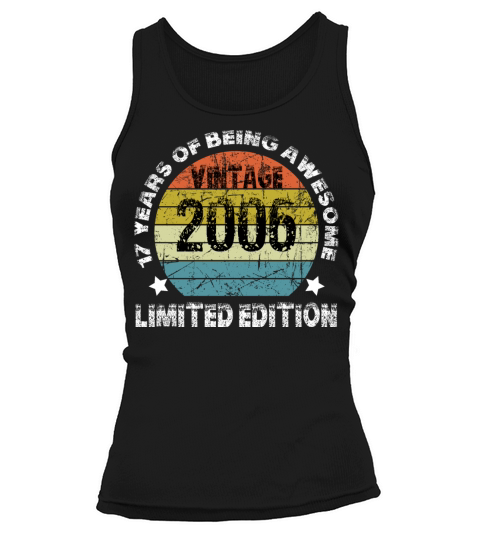 Vintage 2006 Limited Edition 17 Years Of Being Awe Tank top Woman