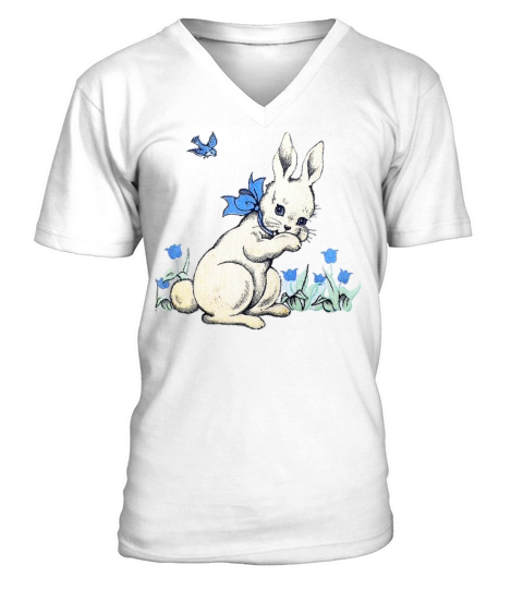Vintage Easter V-Neck T-shirt