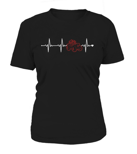 Farmer Heartbeat Agribusiness Agriculture Rancher Women's T-Shirt