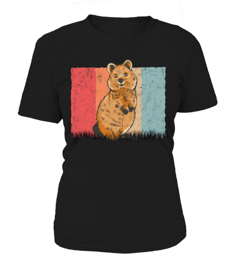 Quokka Vintage Short-tailed Kangaroo Retro Women's T-Shirt