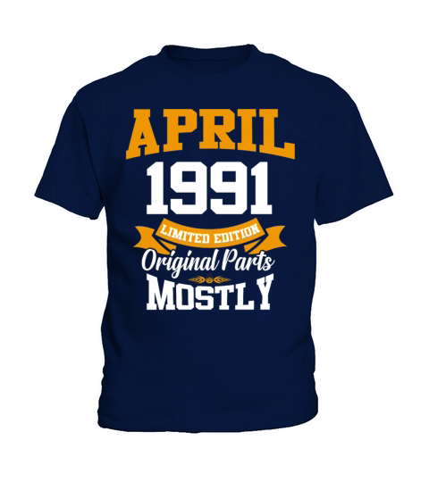 April 1991 Vintage Birthday Present Kids T-Shirt