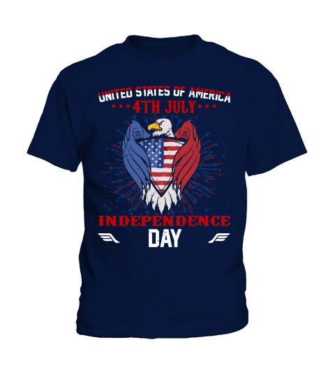 United States Of America 4th Jyly Independence Day Kids T-Shirt