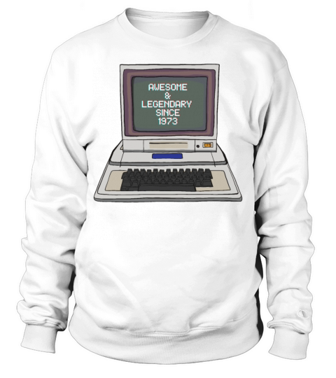 50th Birthday Vintage 1973 Sweatshirt Unisex