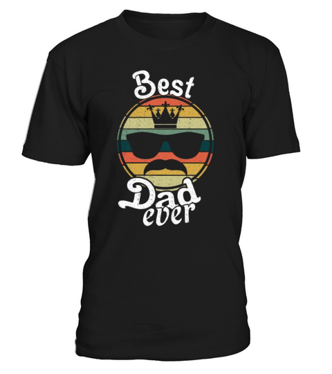Best Dad Papa Retro Vintage Fathers Day T-Shirt Unisex