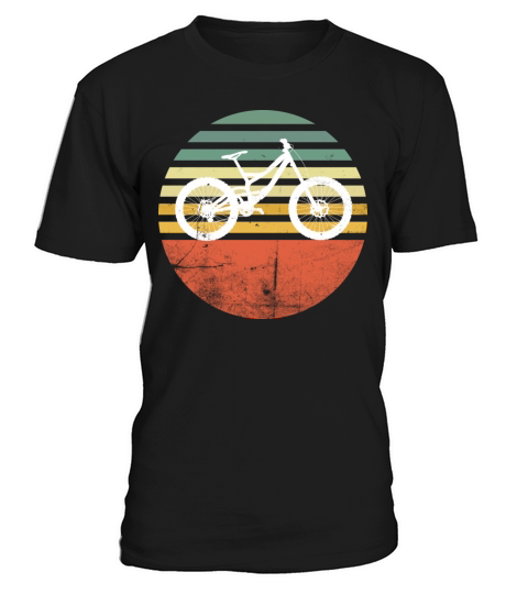 Mountainbike MTB wh distressed Vintage Retrodesign T-Shirt Unisex