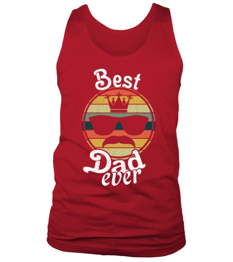 Best Dad Papa Retro Vintage Fathers Day Tank Top Unisex