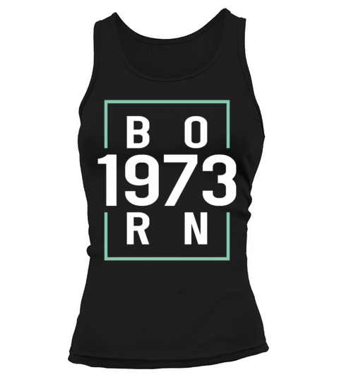 50th birthday vintage 1973 born 1973 Tank top Woman