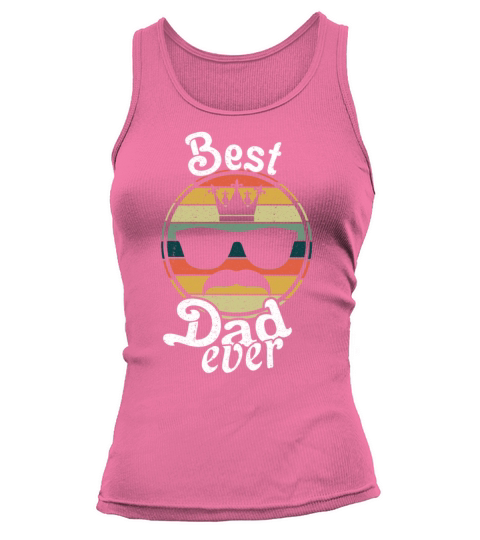 Best Dad Papa Retro Vintage Fathers Day Tank top Woman