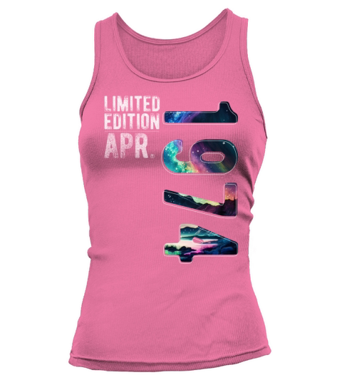 Limited Edition 1974 April Birthday Polar Lights Tank top Woman