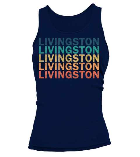 Livingston Name T Shirt - Livingston Vintage Retro Tank top Woman