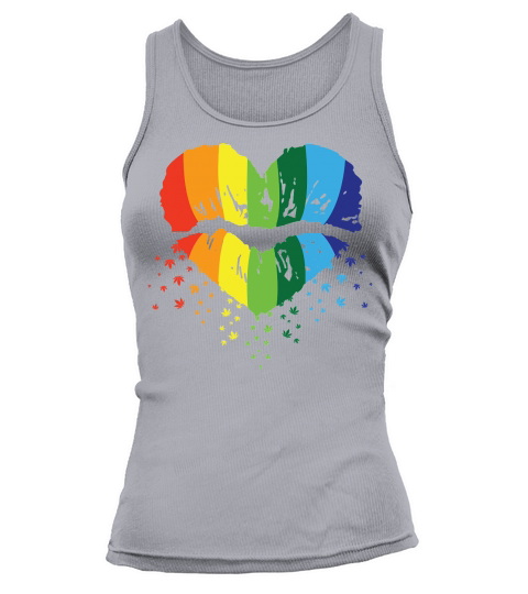 Sexy Lips LGBT Rainbow Tank top Woman