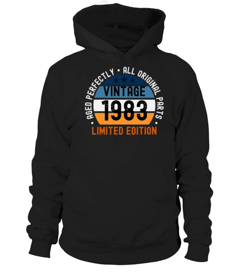 40th Birthday Vintage 1983 Hoodie Unisex