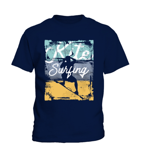 Vintage Kitesurfing Extreme Sport Kids T-Shirt