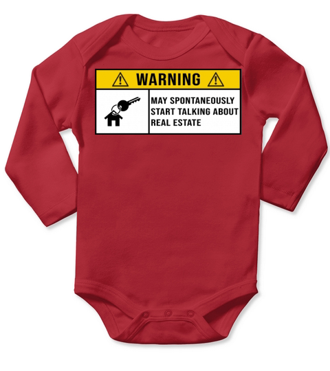 Awesome Real Estate saying Long Sleeve Baby One-Piece